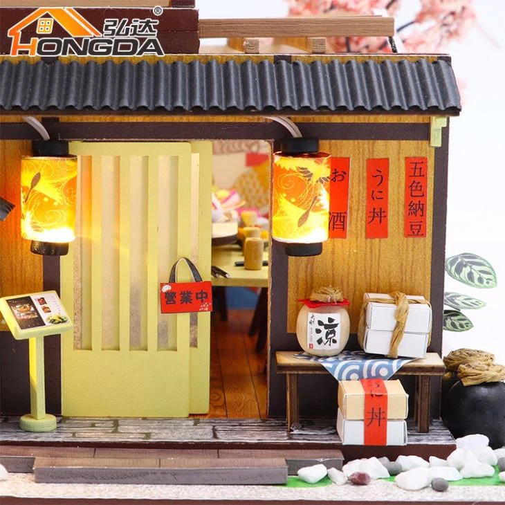 Cuteroom Kits Wooden Dollhouse Miniature Diy House