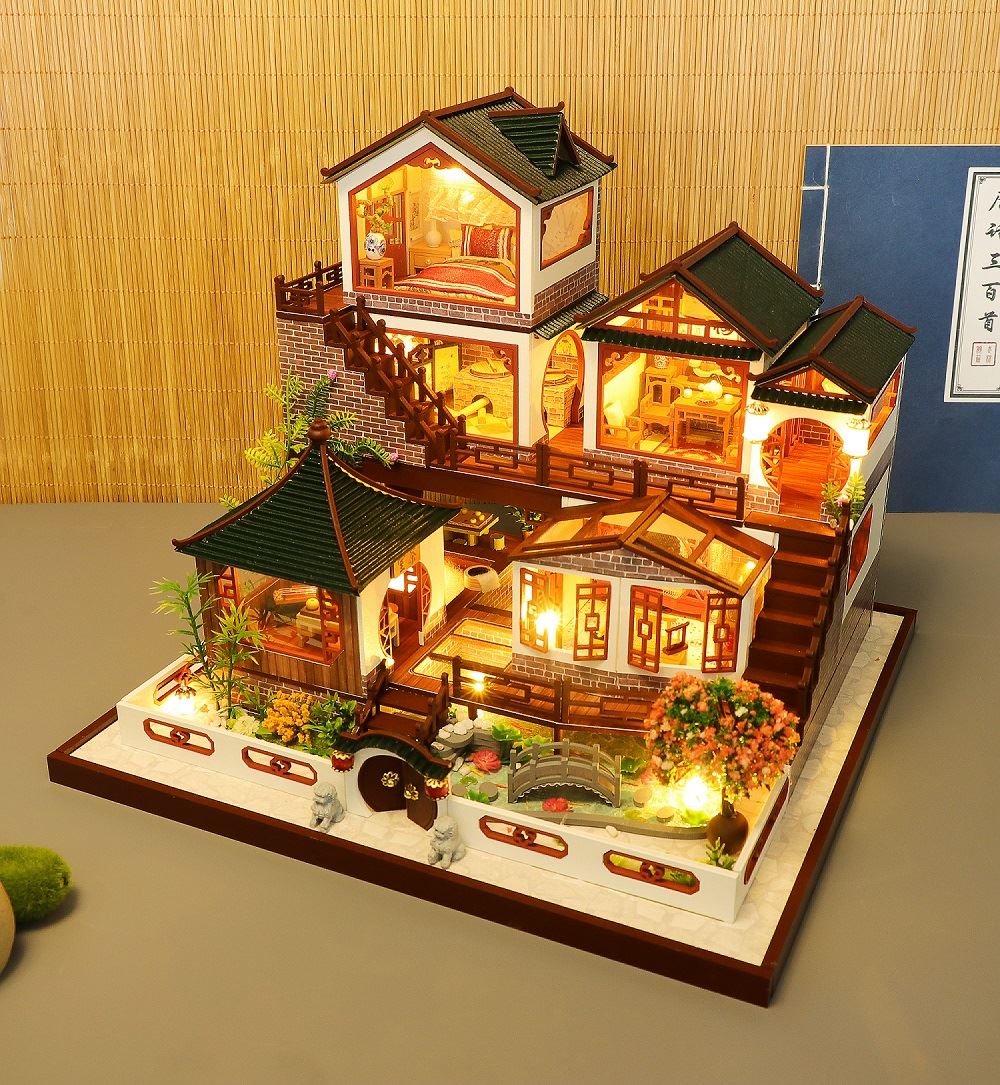 DIY dollhouse pribor materijali tvornički način proizvodnje